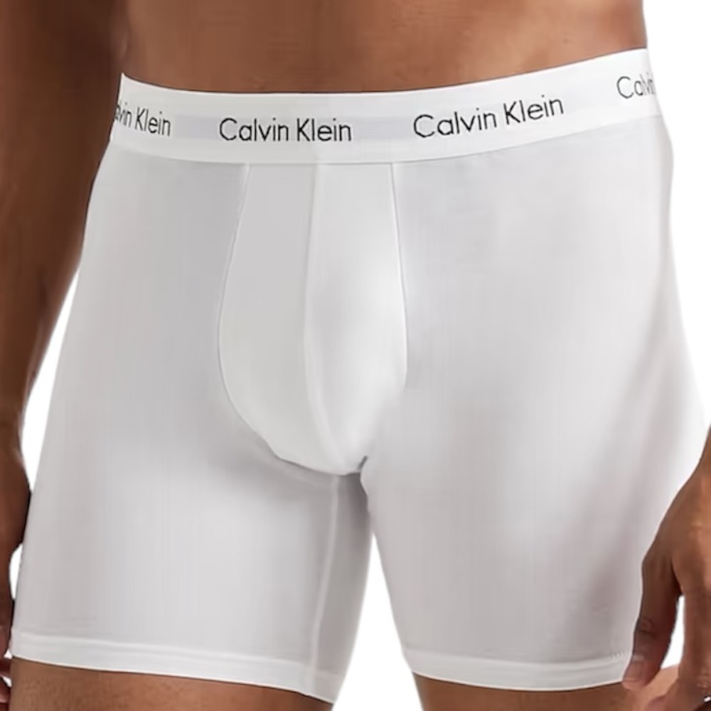 Calvin Klein Men's White Boxer Brief Underwear Activewear Athleisure Size XL